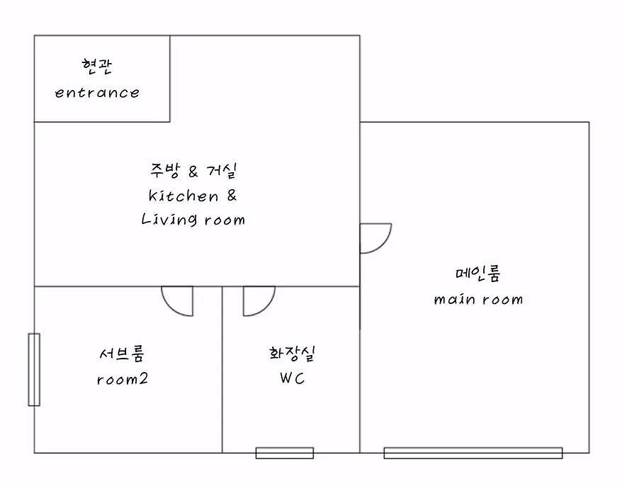 #Guro Digital Complex Station 10Min #Clean #2Rooms #Netflix Seoul 0*,  South Korea